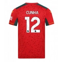 Dres Wolves Matheus Cunha #12 Gostujuci 2023-24 Kratak Rukav